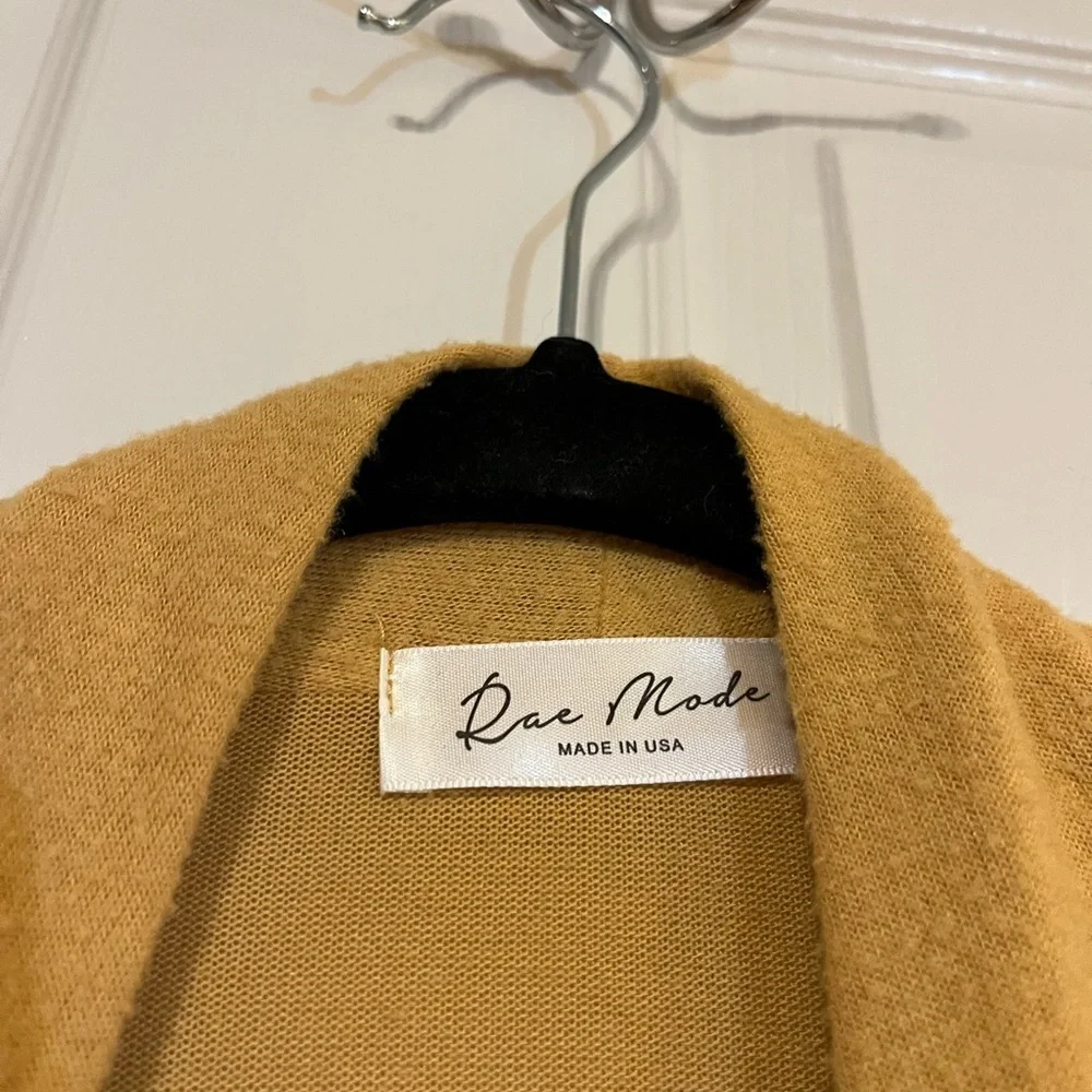 Rae Mode Women’s Colorblock Open Front Cardigan Medium - Picture 2 of 5